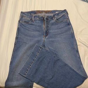 Wrangler retro high rise trouser boot cut size 32x36